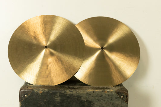 Leon 14" Modern Vintage A Hi Hat Cymbals 875g 985g