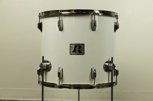 1970s Rogers 16x18" New England White "Big R" Floor Tom