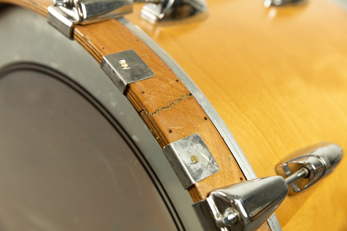 1970s Yamaha 9000 Series "Real Wood" Drum Set