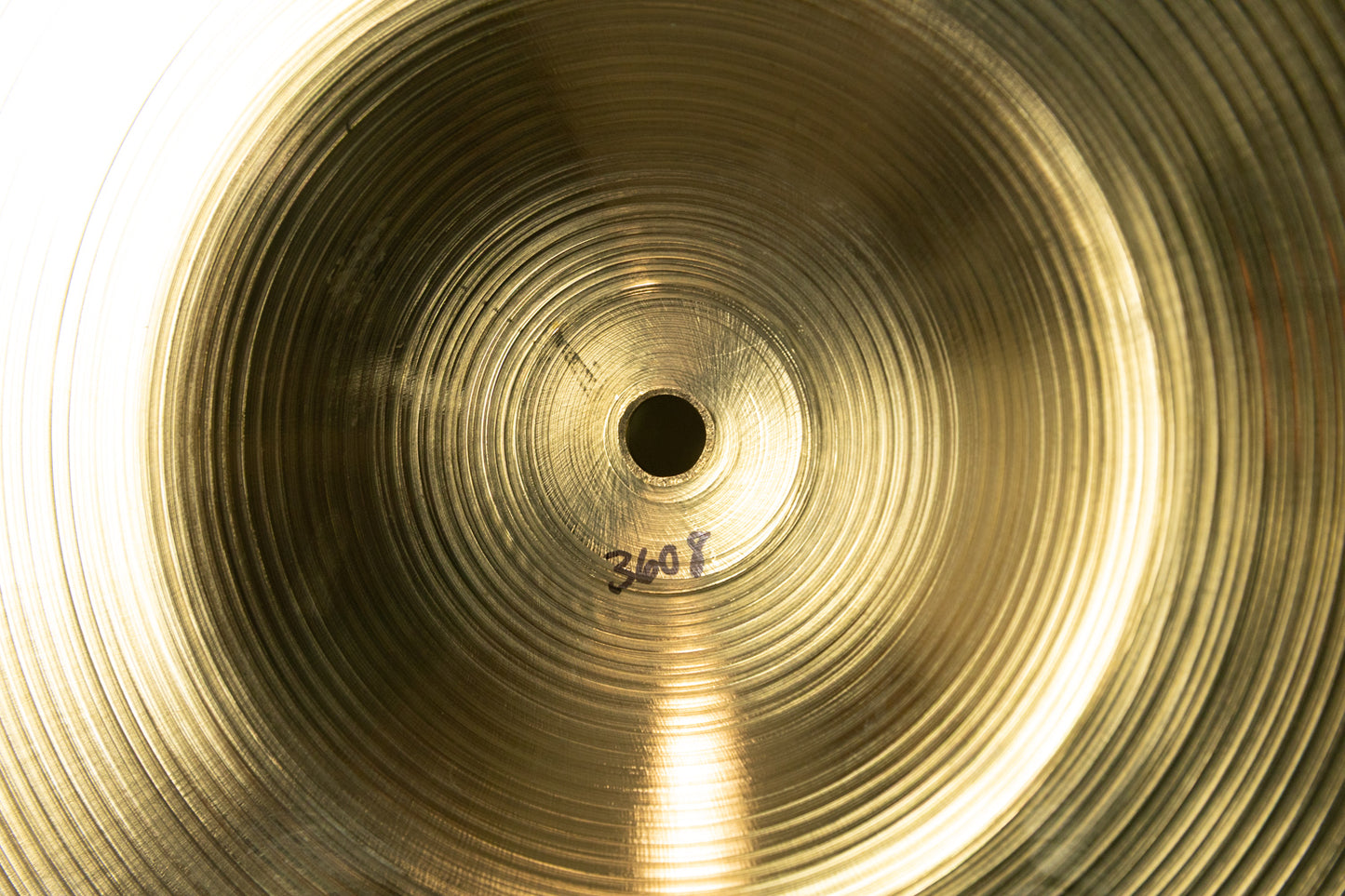1970s Zildjian 22" A Hollow Logo Medium Ride Heavy Ride Cymbal 3608g