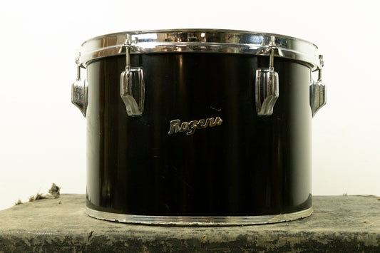 1970s Rogers 9x13 Jet Black Pearl Concert Tom