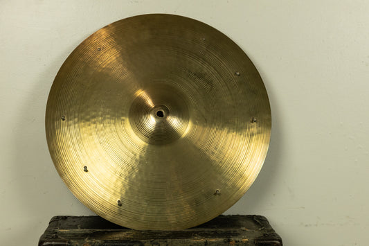 1960s Zildjian A 18" Sizzle Crash Cymbal 1430g