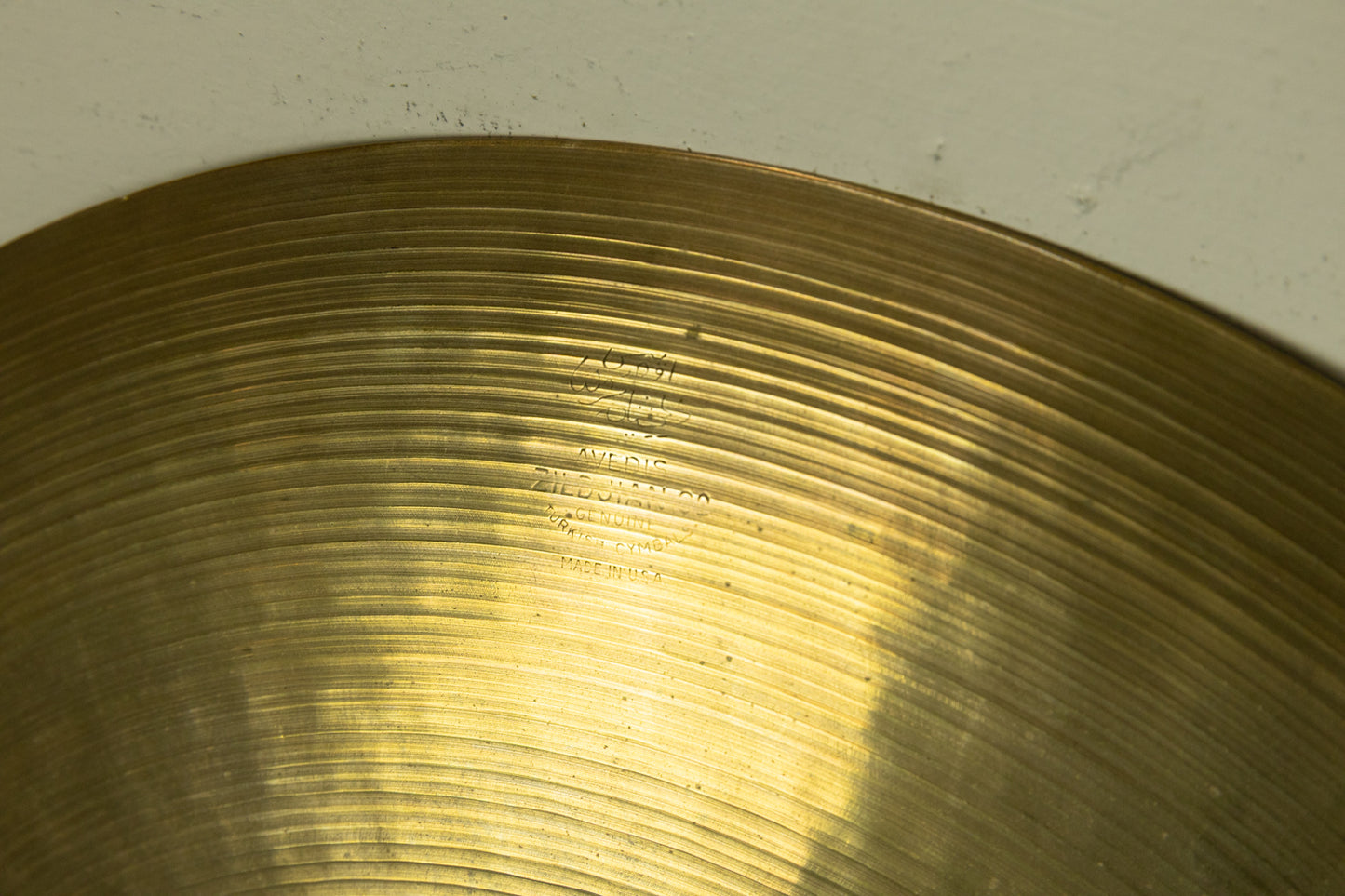 1960s Zildjian A 18" Sizzle Crash Cymbal 1430g