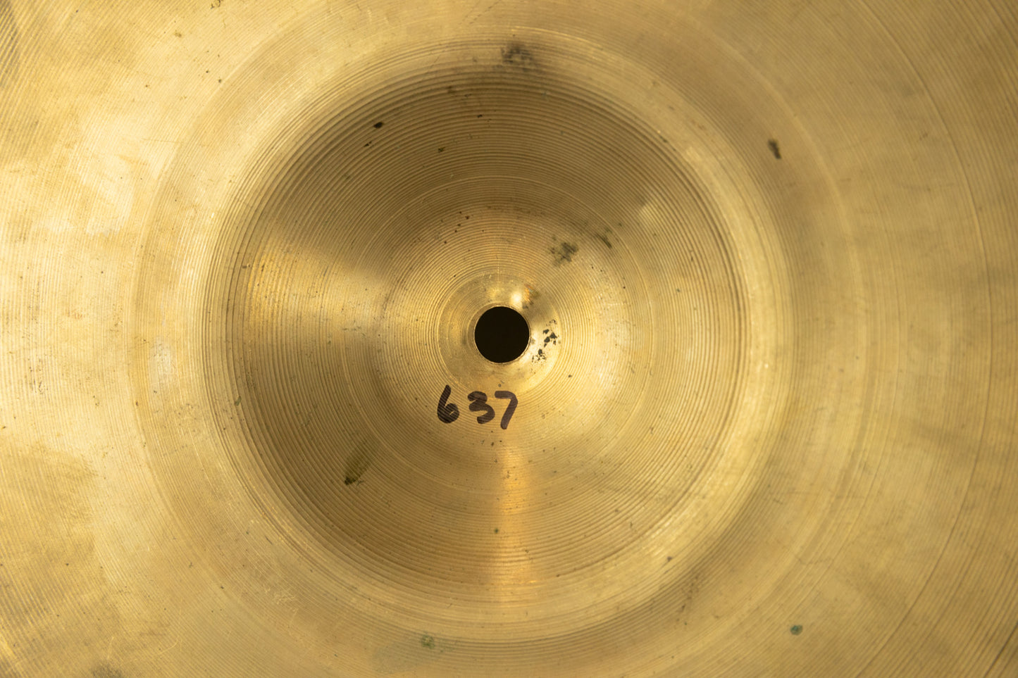 Vintage Victor Lapage 13.75" Crash Cymbal 637g