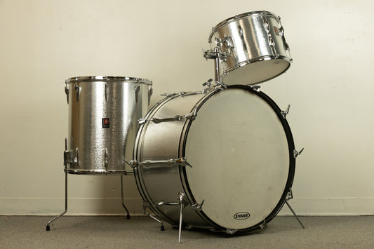 1970s Premier "Silver Star" 14x26 10x14 and 18x16 Drum Set