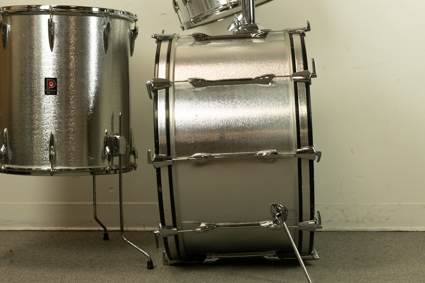 1970s Premier "Silver Star" 14x26 10x14 and 18x16 Drum Set