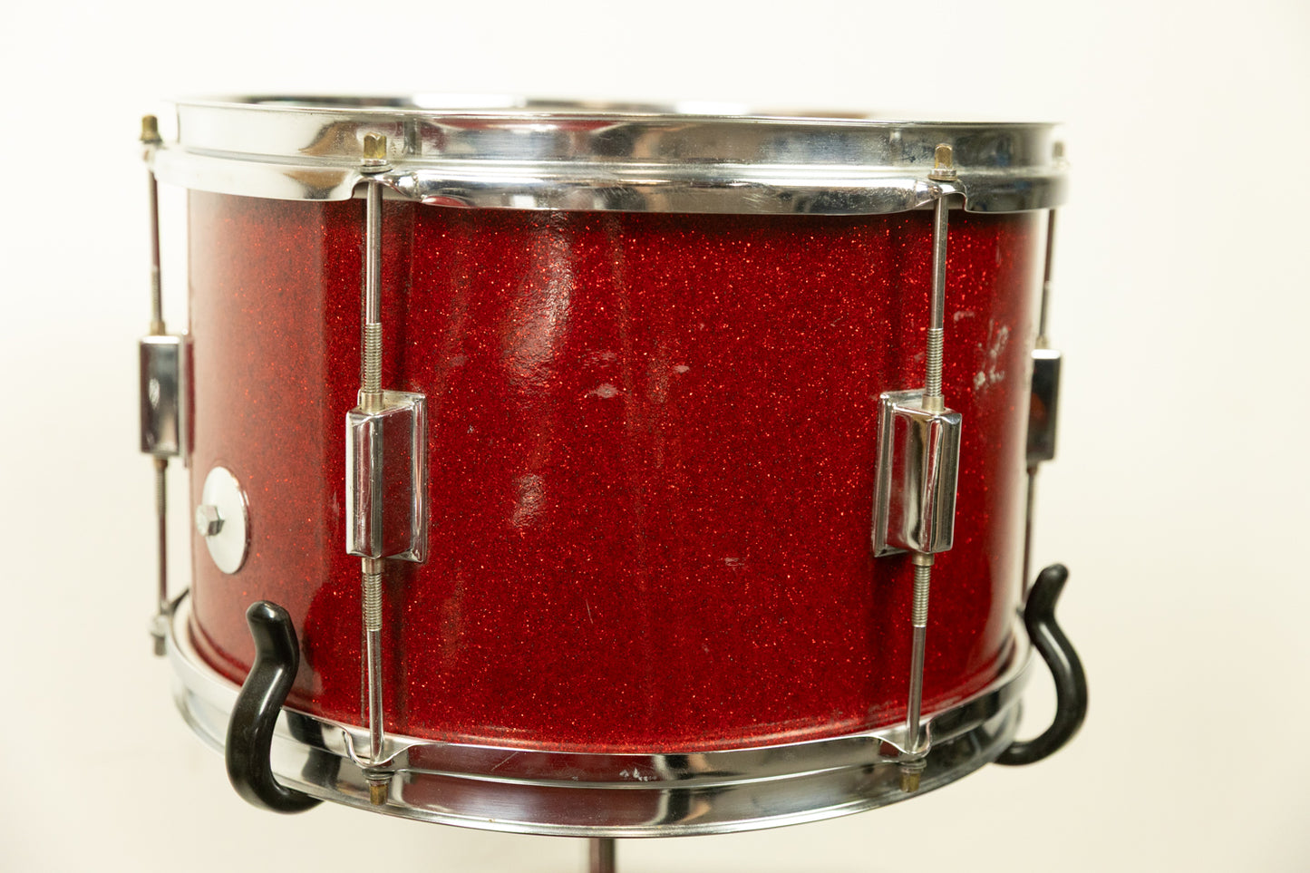 Vintage Kent Red Sparkle 14x22 9x13 and 13x14 Drum Set