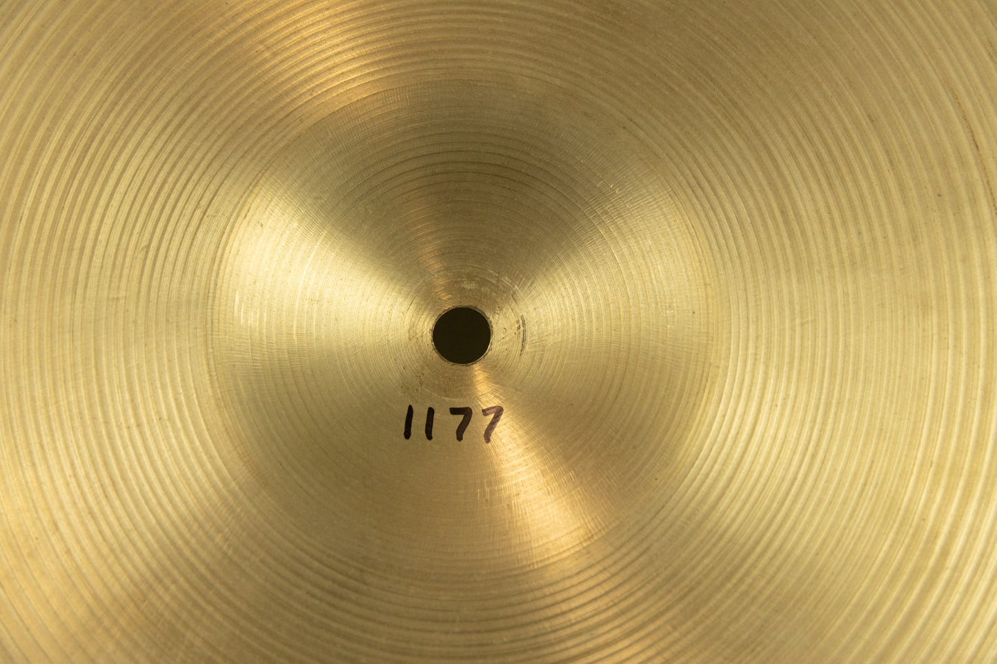 1970s Zildjian 14 A Hollow Logo New Beat Hi Hat Cymbals 918g 1177g