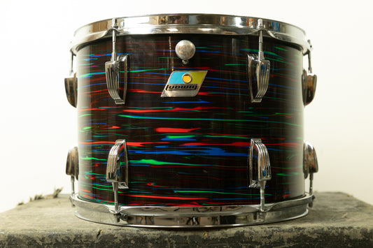 1970s Ludwig 10x14 Psychedelic Red Tom