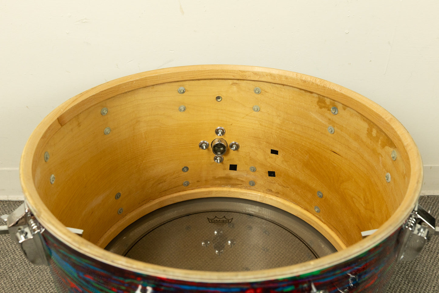 1970 Ludwig Psychedelic Red Super Classic Drum Set