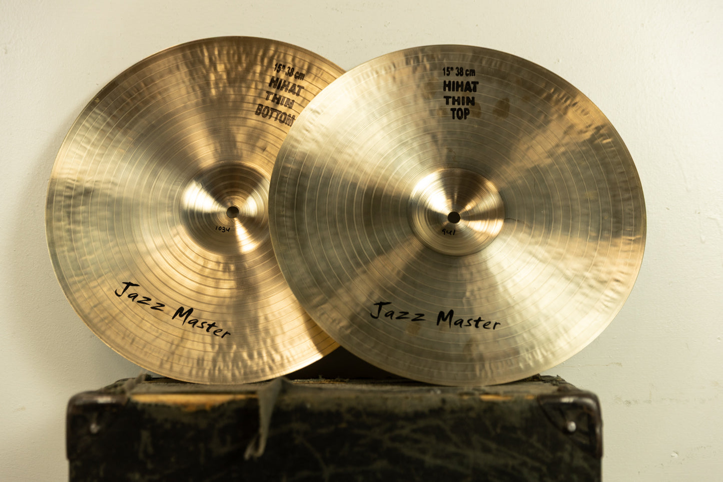 Masterwork 15" Jazz Master Thin Hi Hat Cymbals 941g 1034g