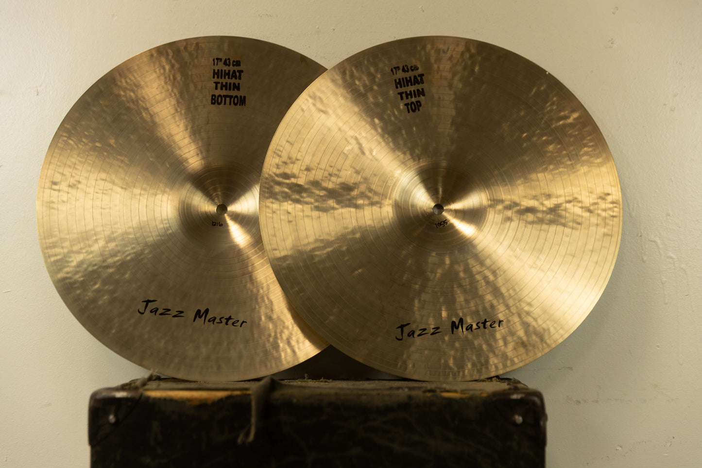 Masterwork 17" Jazz Master Thin Hi Hat Cymbals 1055g 1216g