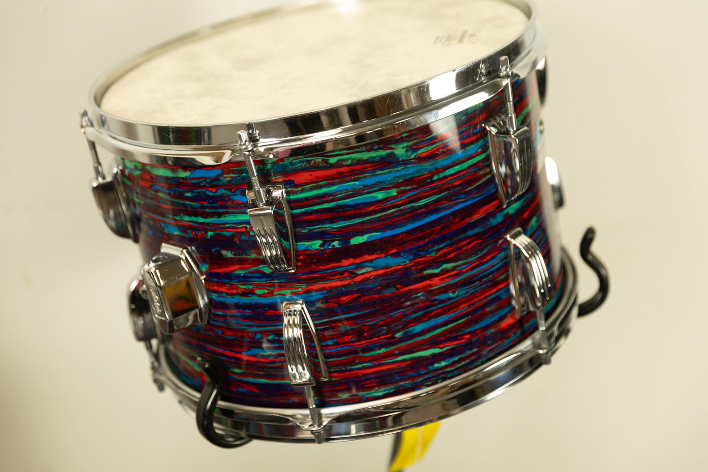 1970 Ludwig Psychedelic Red Super Classic Drum Set