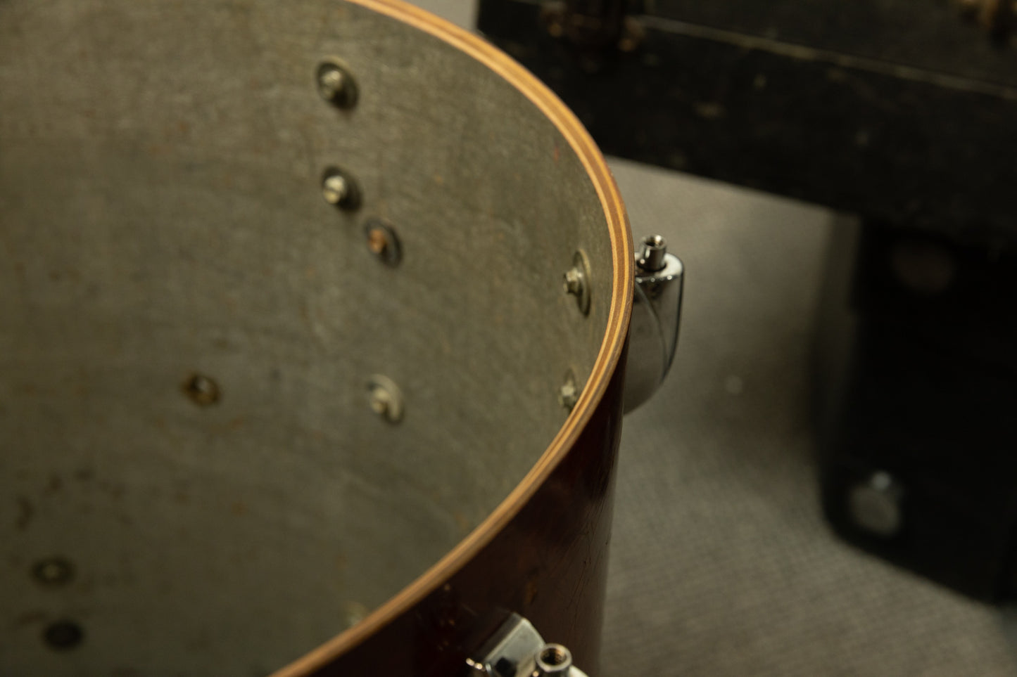 1970s Gretsch Walnut 14x24 9x13 and 16x16 Drum Set