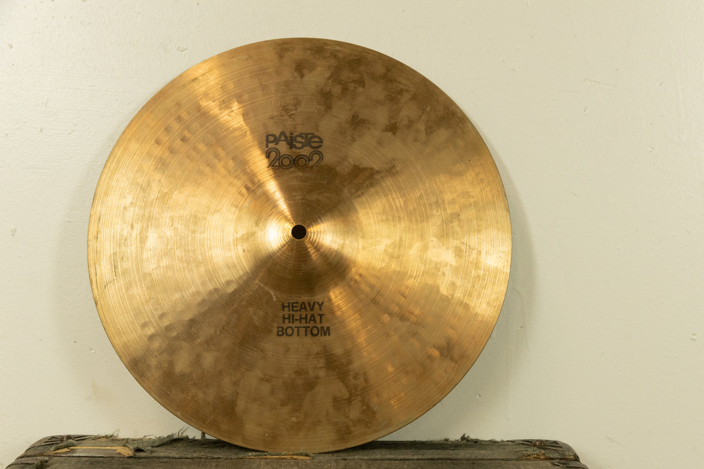 Vintage Paiste 14" Black Label 2002 Heavy Hi Hat Bottom Cymbal 1083g