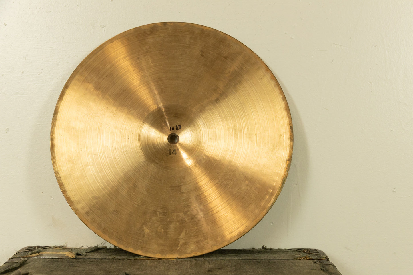 Vintage Paiste 14" Black Label 2002 Heavy Hi Hat Bottom Cymbal 1083g