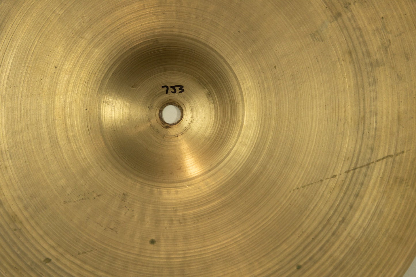 1960s Zildjian A 14" Thin Hi Hat Cymbal 753g