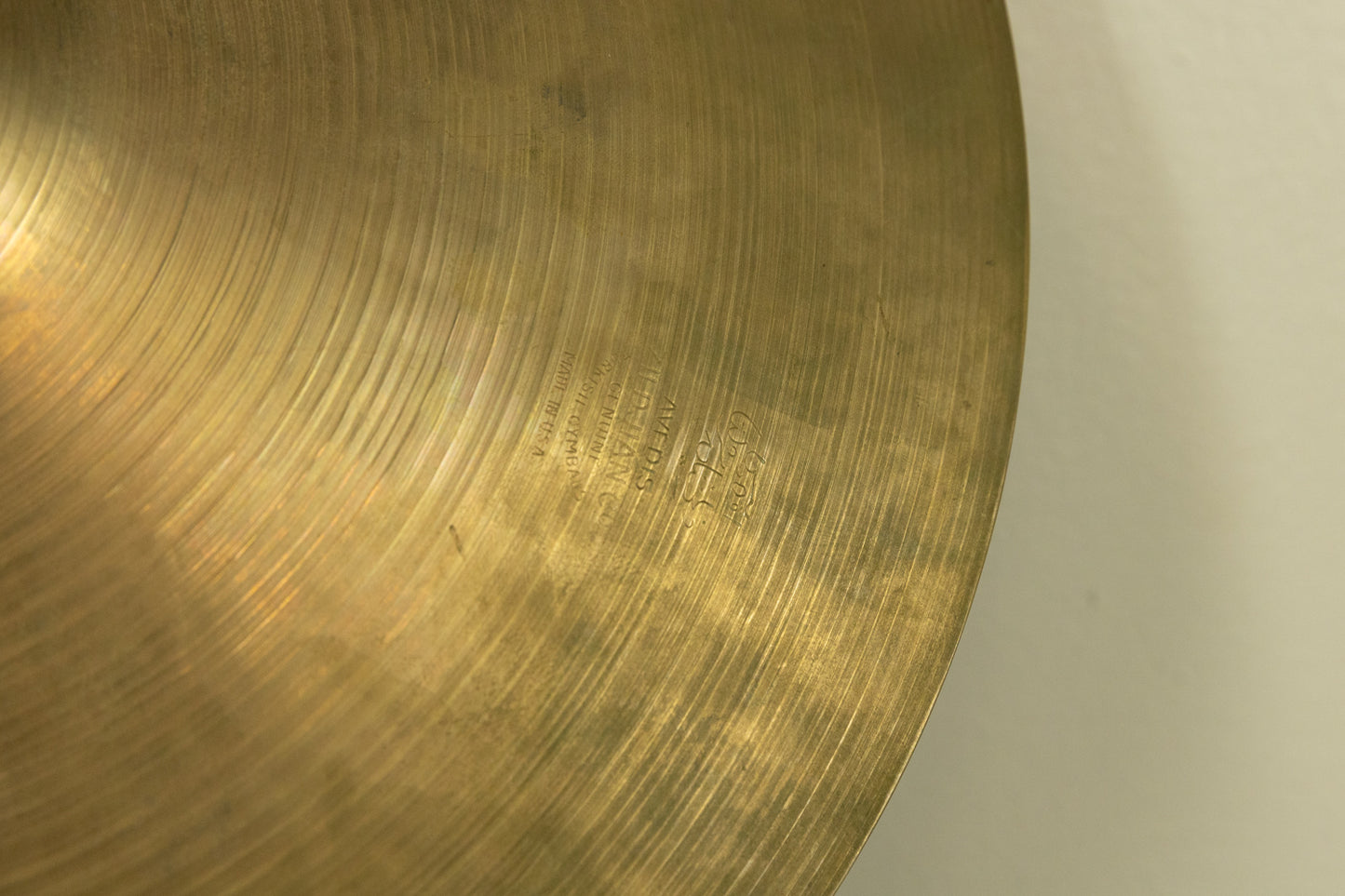 1960s Zildjian A 14" Thin Hi Hat Cymbal 753g