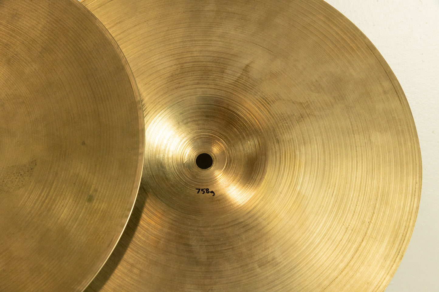 Vintage Zildjian A 13" Hi Hat Cymbals 758g 1034g