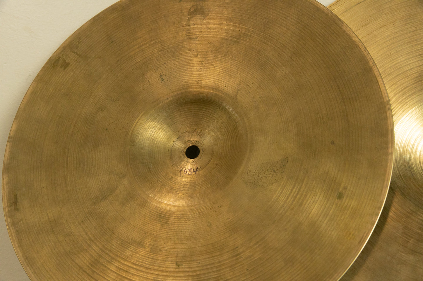 Vintage Zildjian A 13" Hi Hat Cymbals 758g 1034g