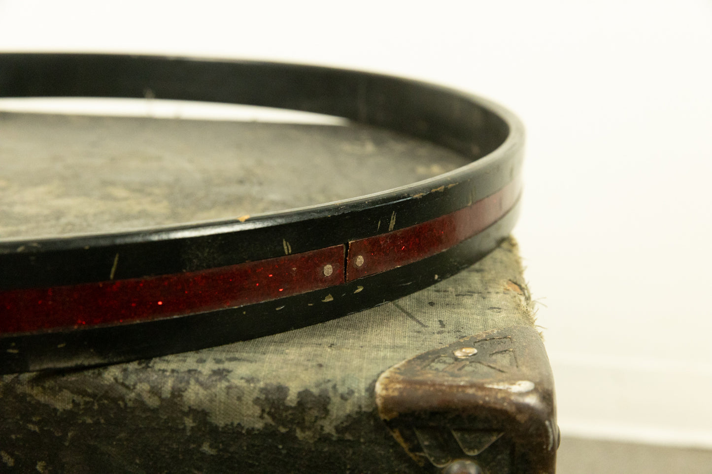 Vintage Rogers 20" Red Sparkle Bass Drum Hoop