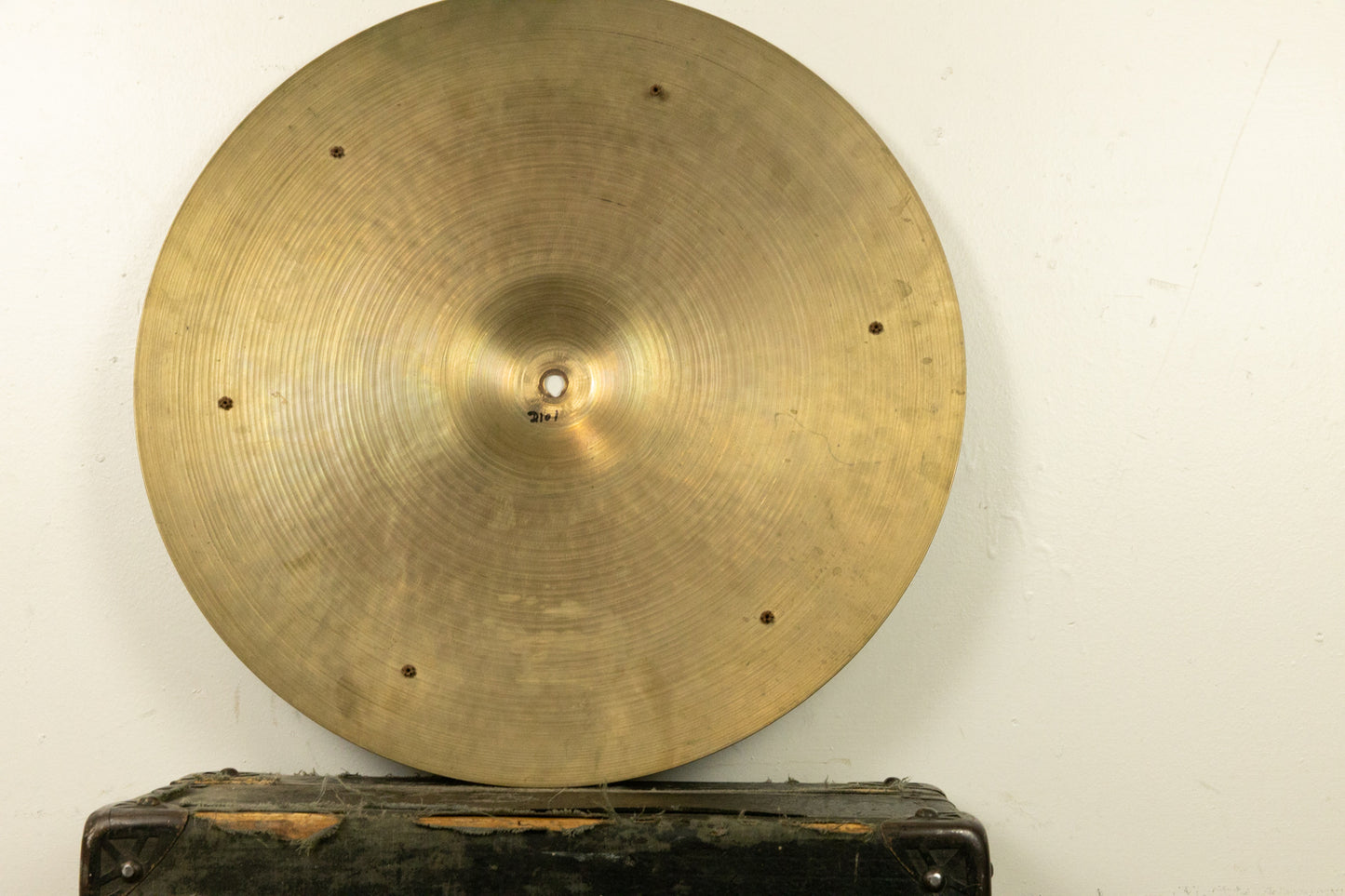 1950s Zildjian A 20" Small Stamp Sizzle Ride Cymbal 2101g