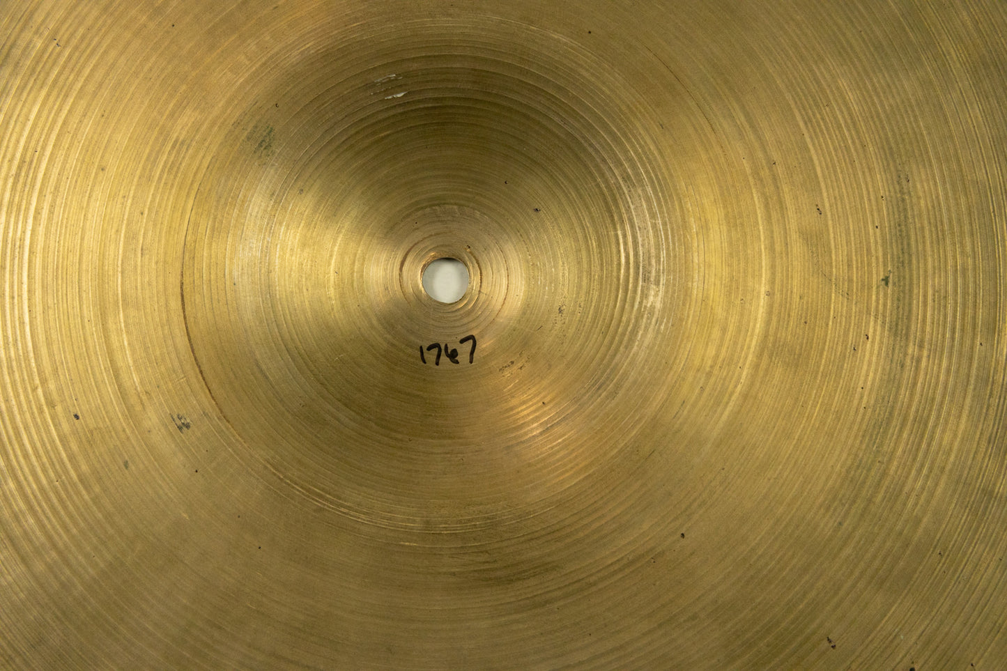 1960s Zildjian A 18" Crash Ride Cymbal 1767g