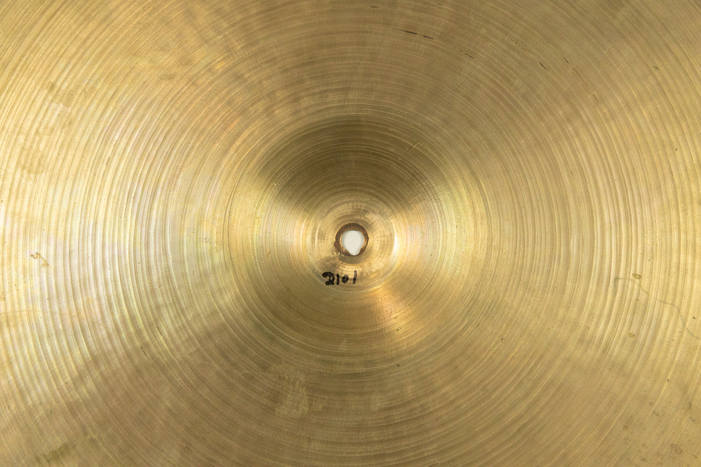 1950s Zildjian A 20" Small Stamp Sizzle Ride Cymbal 2101g