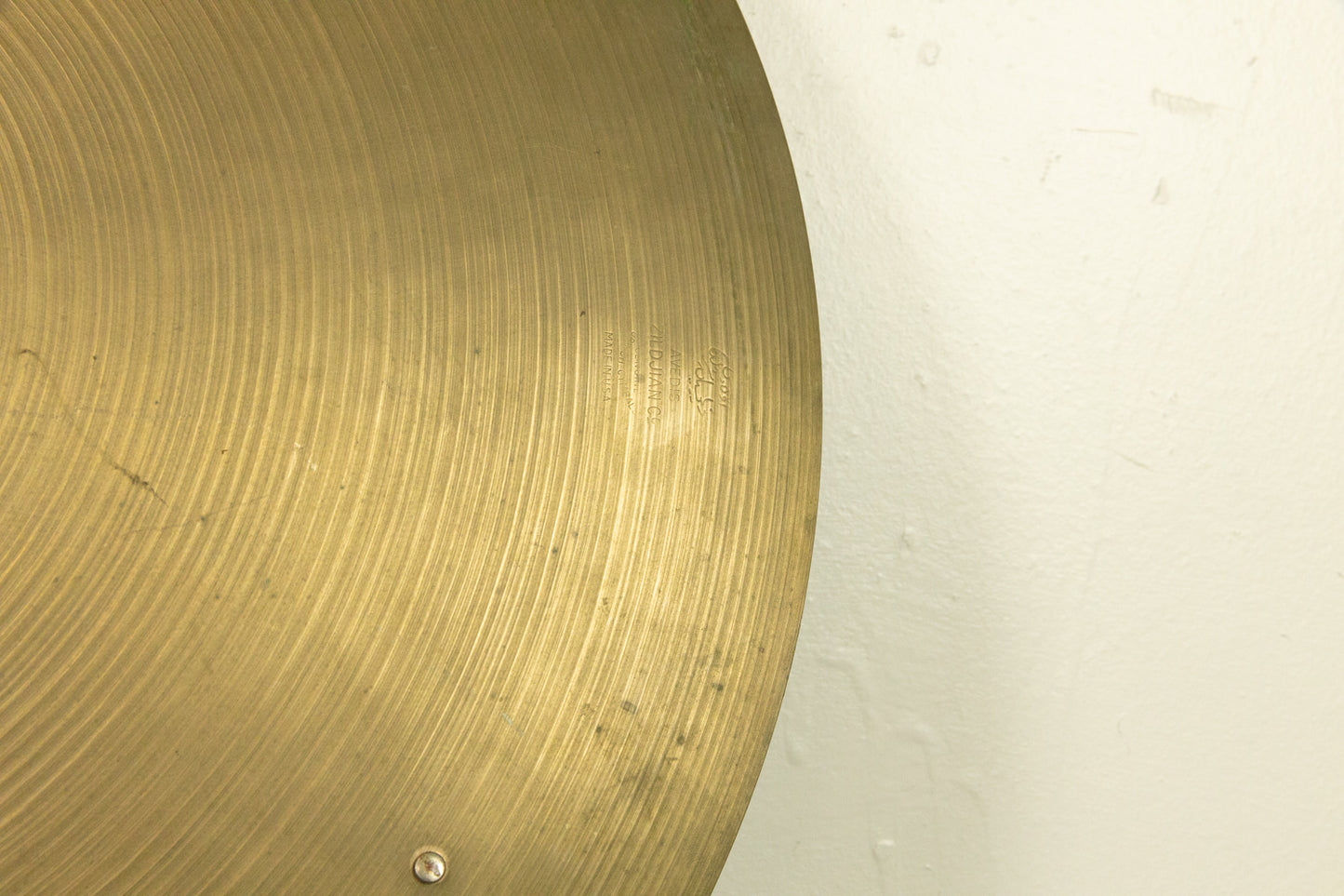 1950s Zildjian A 20" Small Stamp Sizzle Ride Cymbal 2101g
