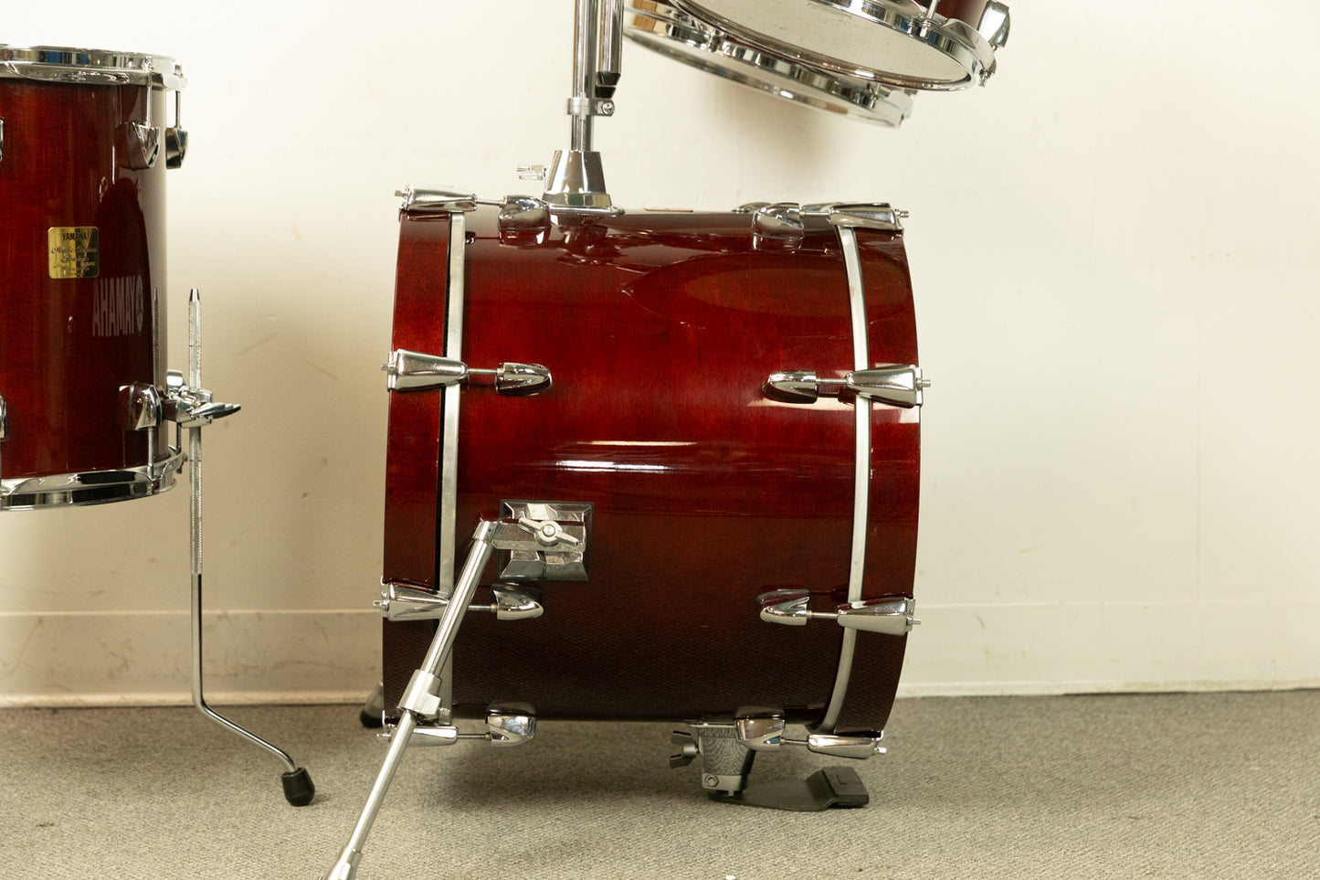 Yamaha Maple Custom Absolute 14x18 7x10 8x12 and 14x14 Drum Set