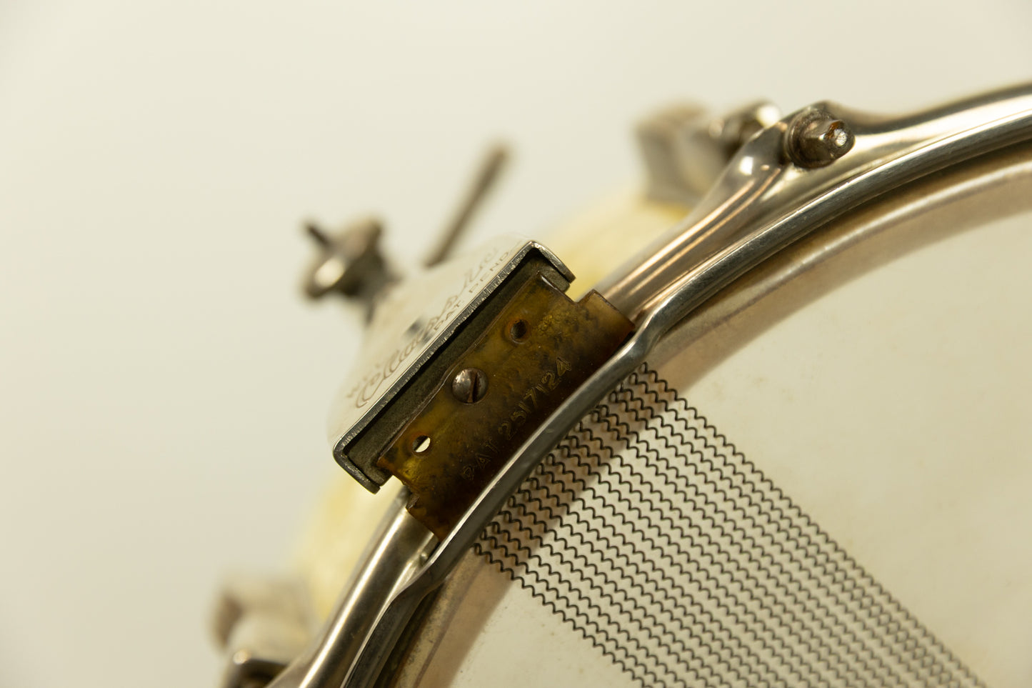 1956 WFL 5.5x14 Buddy Rich Super Classic White Marine Pearl Snare Drum