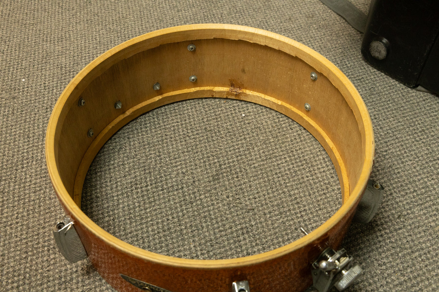 Vintage 5x14 Gold Sparkle Stewart Snare Drum