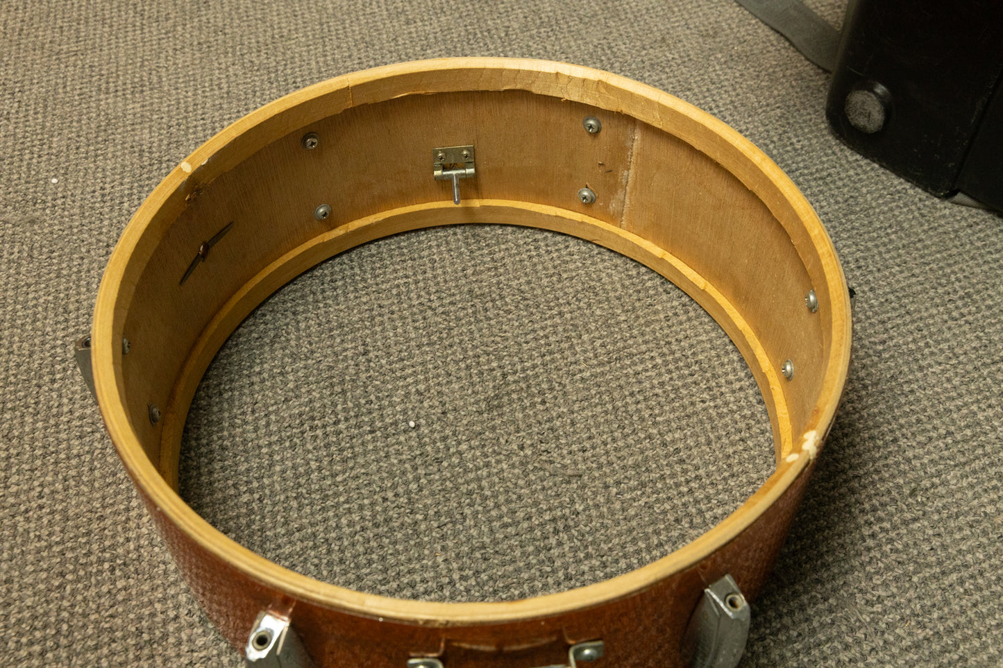Vintage 5x14 Gold Sparkle Stewart Snare Drum