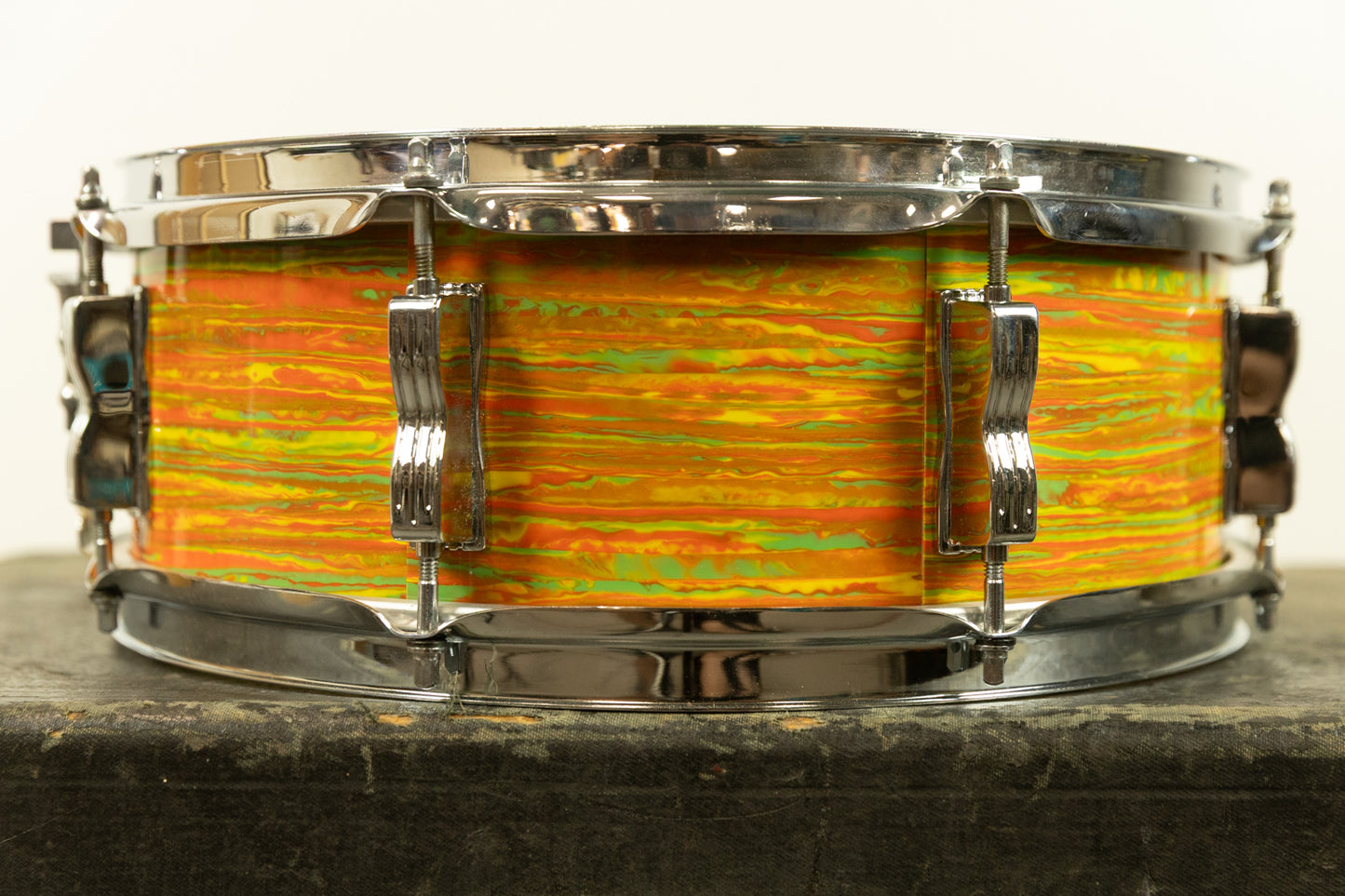 Vintage Ludwig 5x14 Citrus Mod Jazz Festival Snare Drum