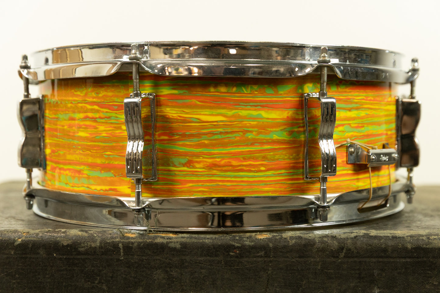 Vintage Ludwig 5x14 Citrus Mod Jazz Festival Snare Drum