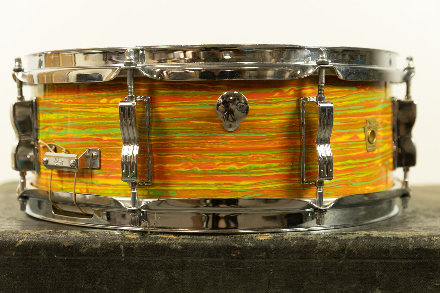 Vintage Ludwig 5x14 Citrus Mod Jazz Festival Snare Drum