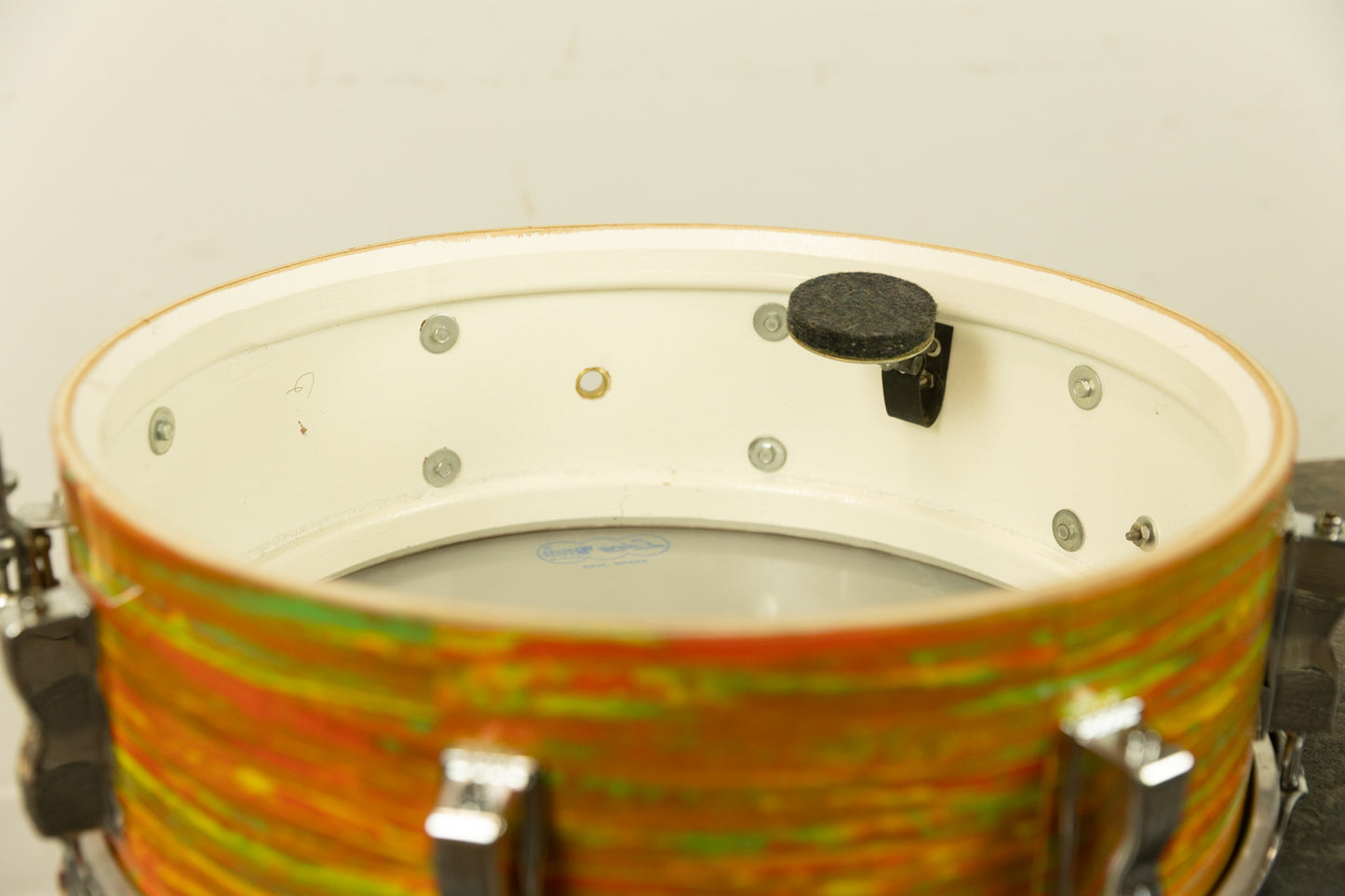 Vintage Ludwig 5x14 Citrus Mod Jazz Festival Snare Drum