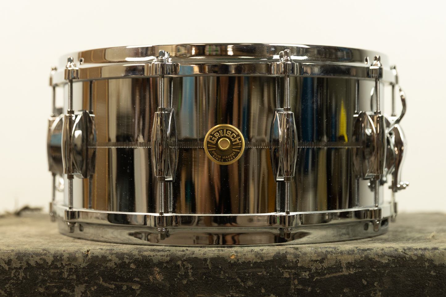 Gretsch 6.5x14 USA Chrome Over Brass Snare Drum G4164