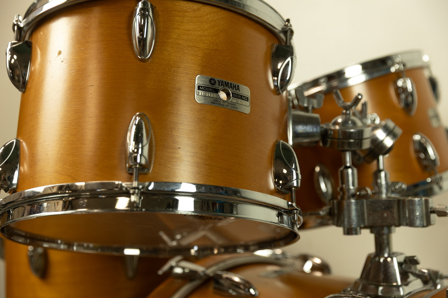 1970s Yamaha 9000 Series "Real Wood" Drum Set