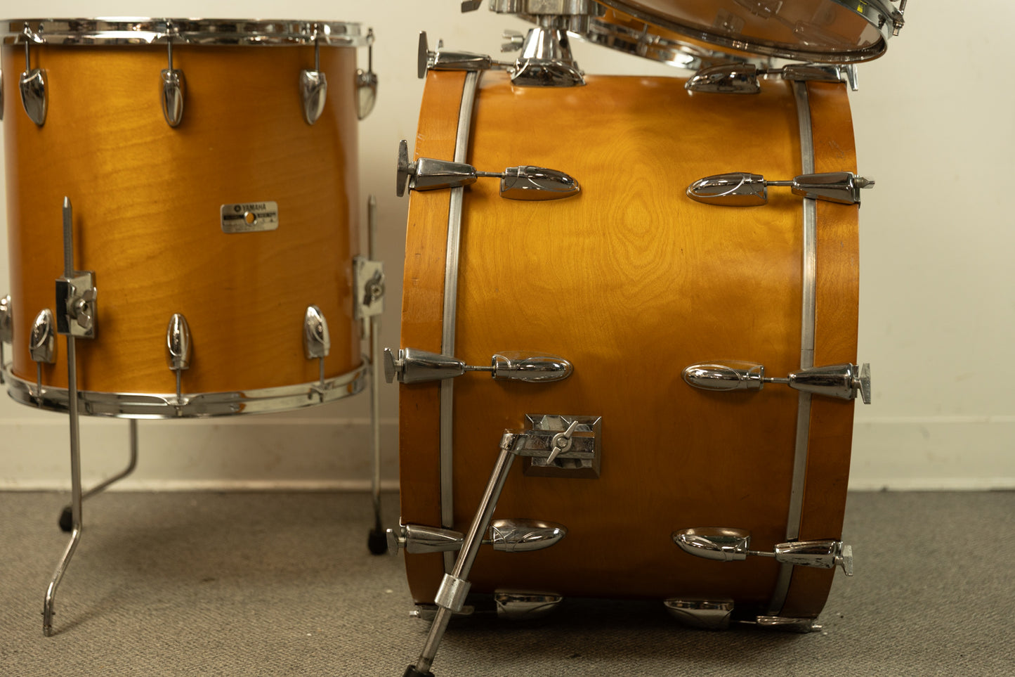 1970s Yamaha 9000 Series "Real Wood" Drum Set