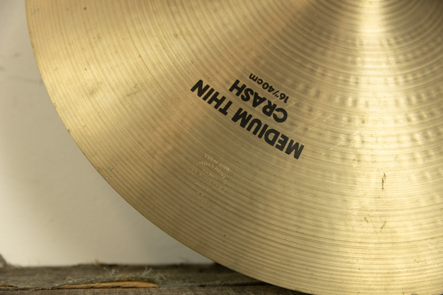 Zildjian 16" A Medium Thin "Co Stamp" Crash Cymbal 1131g
