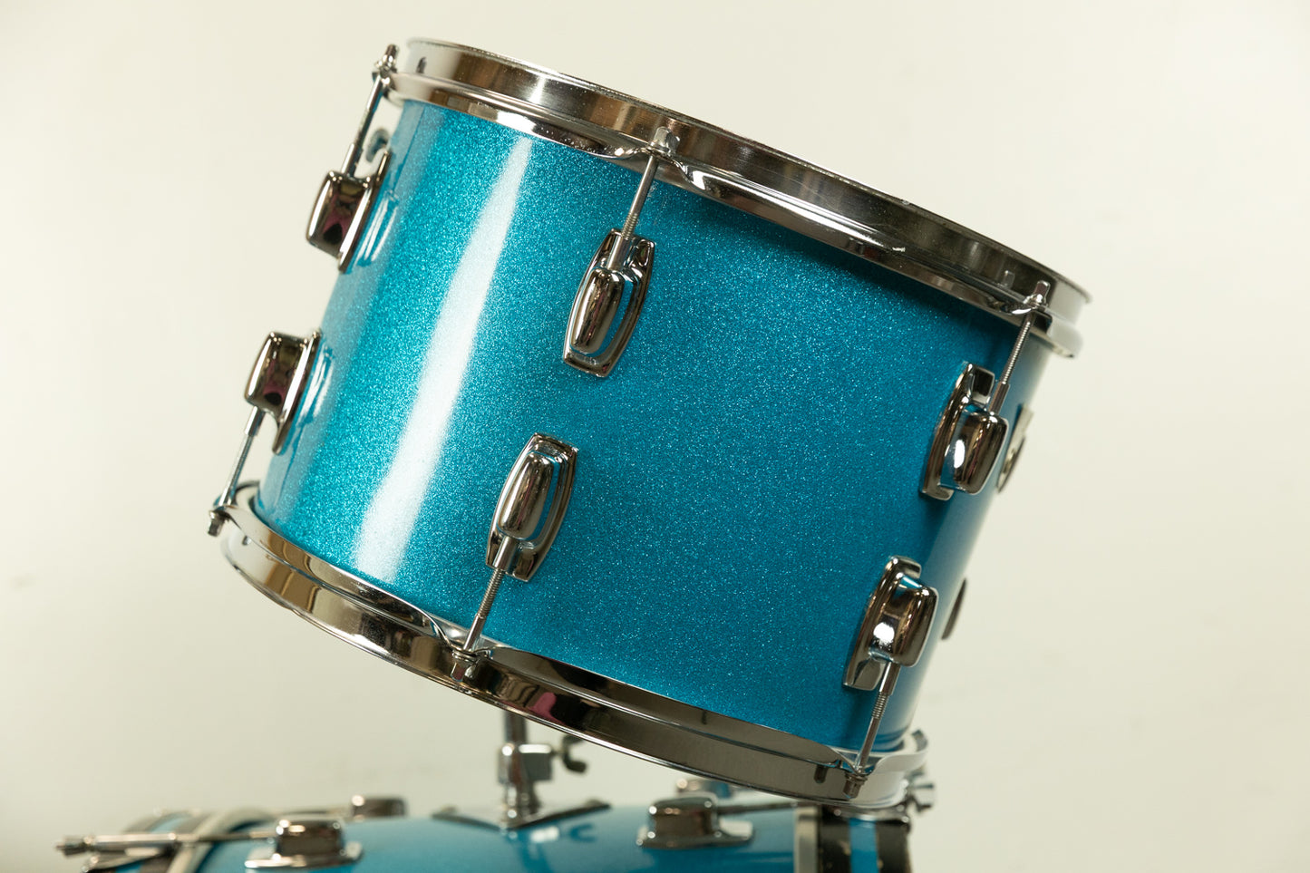 1970s Ludwig Standard S-320 Blue Mist Drum Set