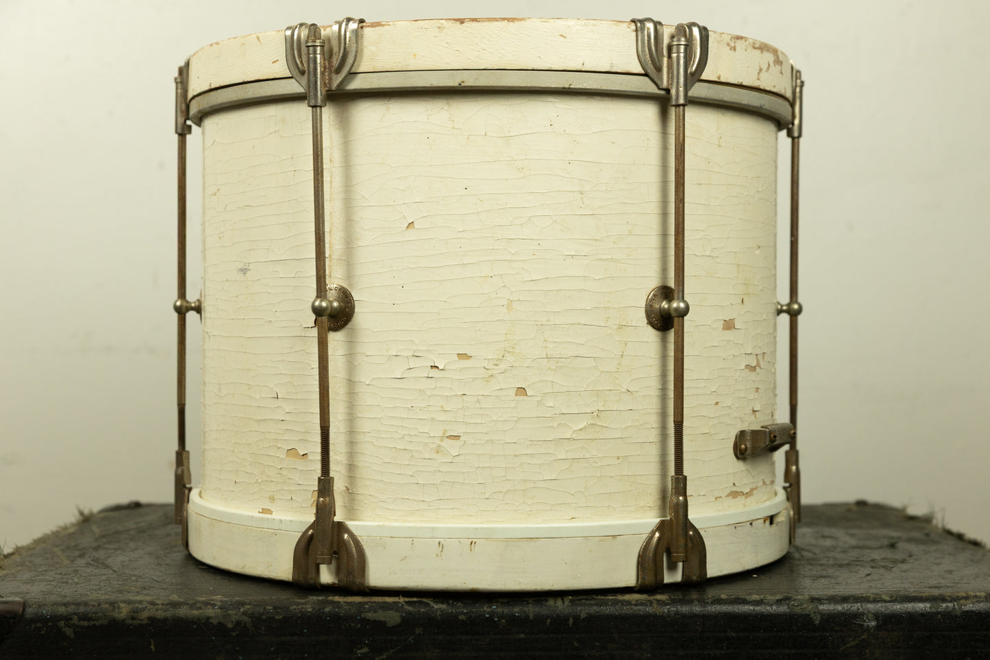 1960s Ludwig 10x14 White Duco Parade Drum