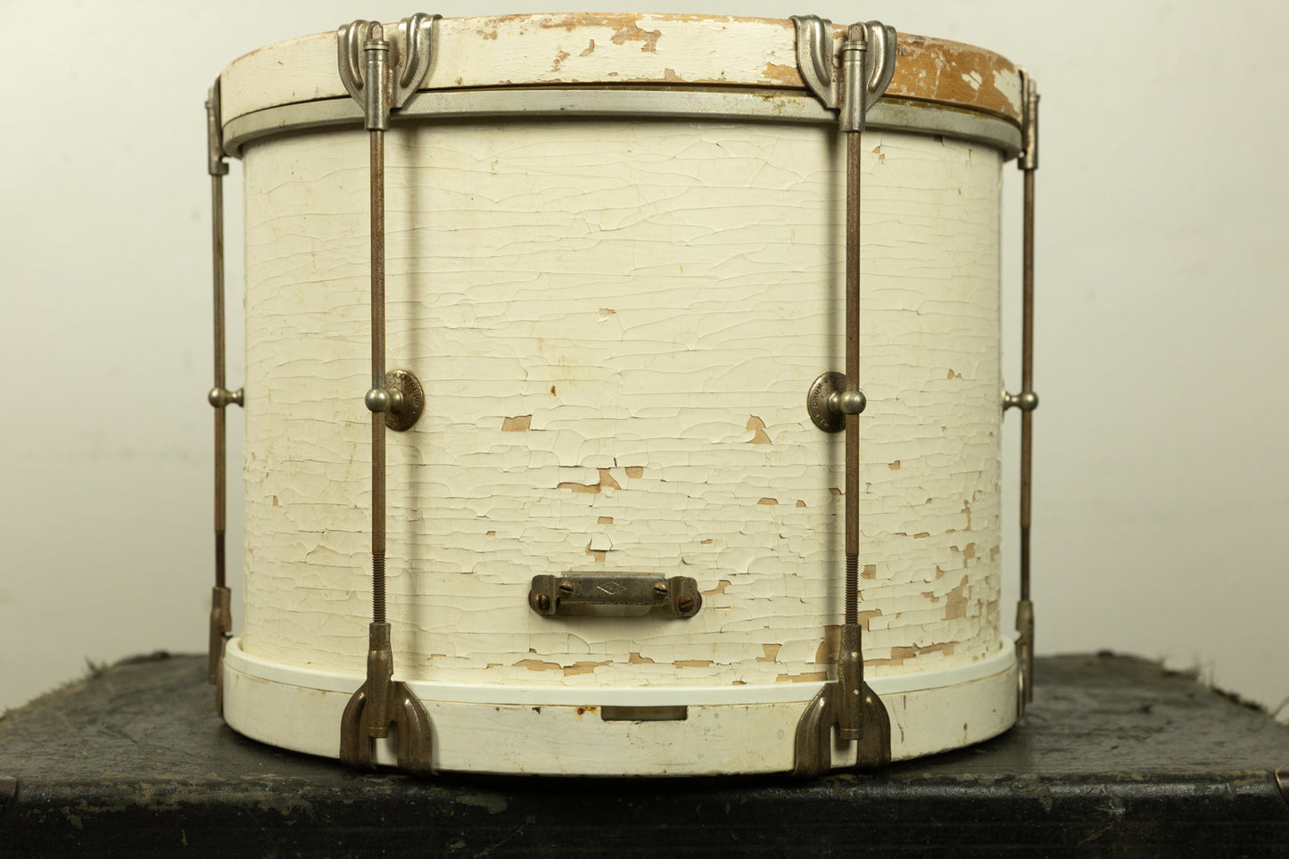 1960s Ludwig 10x14 White Duco Parade Drum