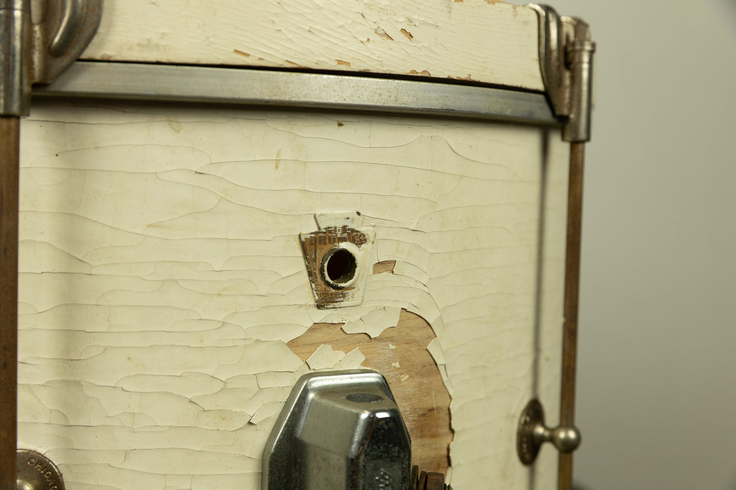 1960s Ludwig 10x14 White Duco Parade Drum