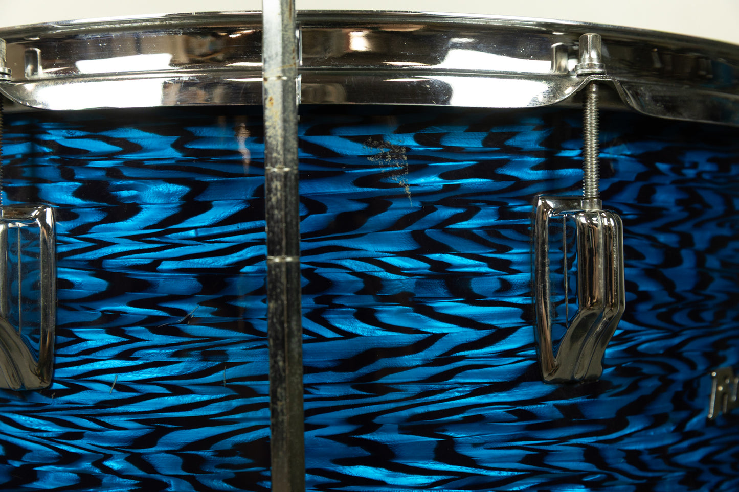 1960s Rogers 16x18 Blue Onyx Pearl Floor Tom