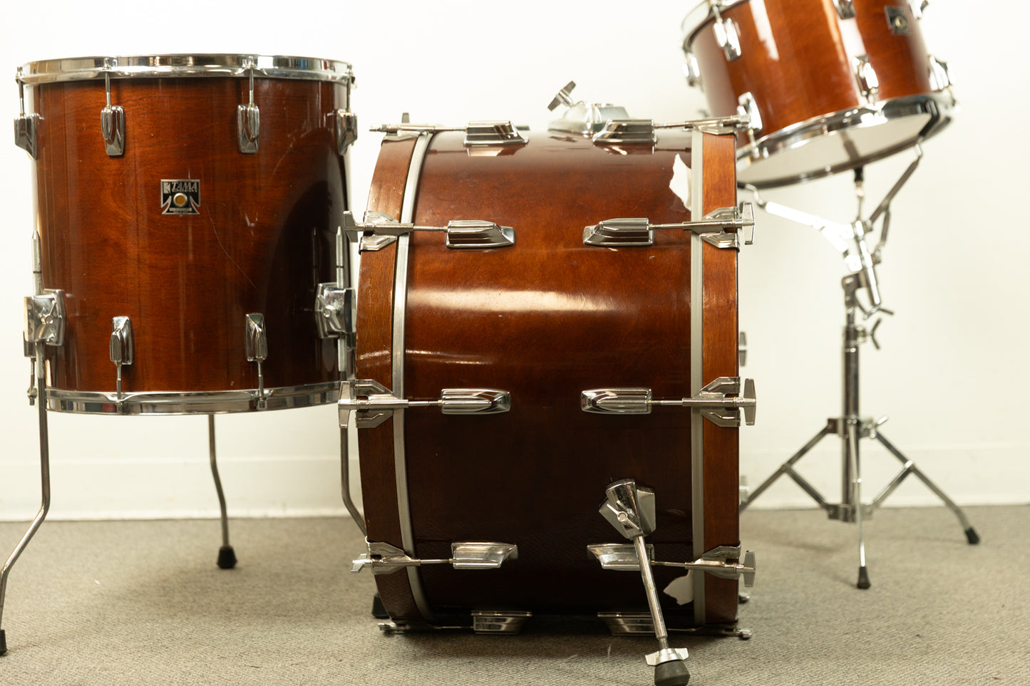1980s Tama Super Mahogany Superstar Drum Set