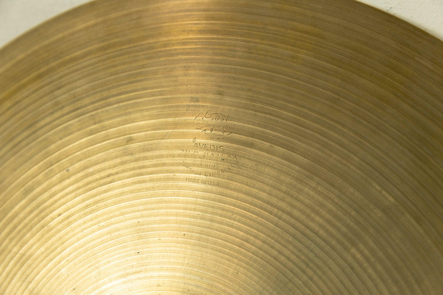 1950s Zildjian 15" A Small Stamp Hi Hat Cymbals 1011g 1069g