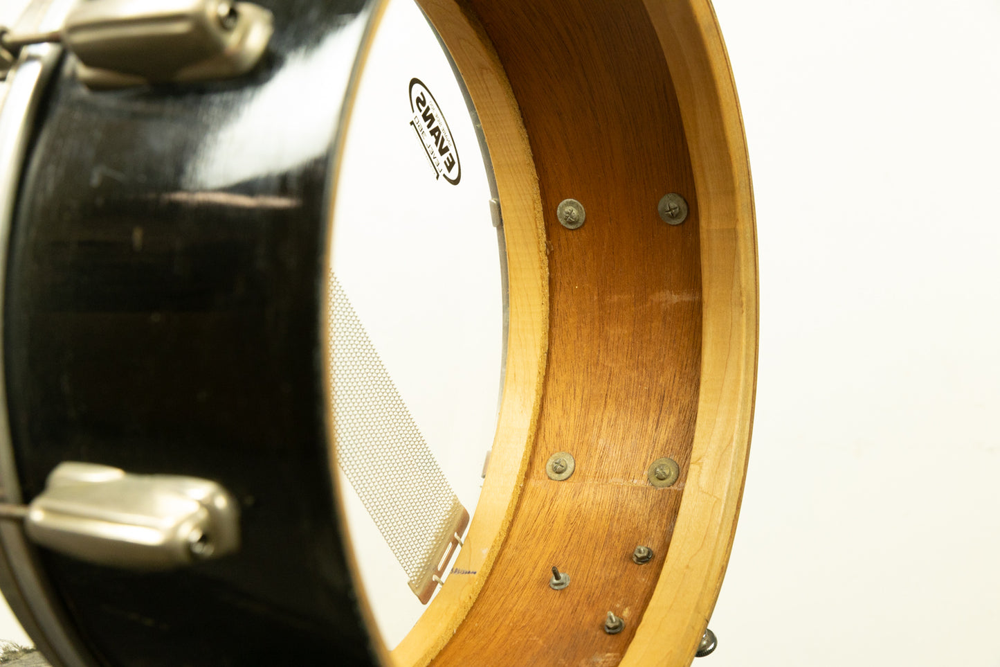 1950s Slingerland 5x14 Black Duco Student Radio King Snare Drum