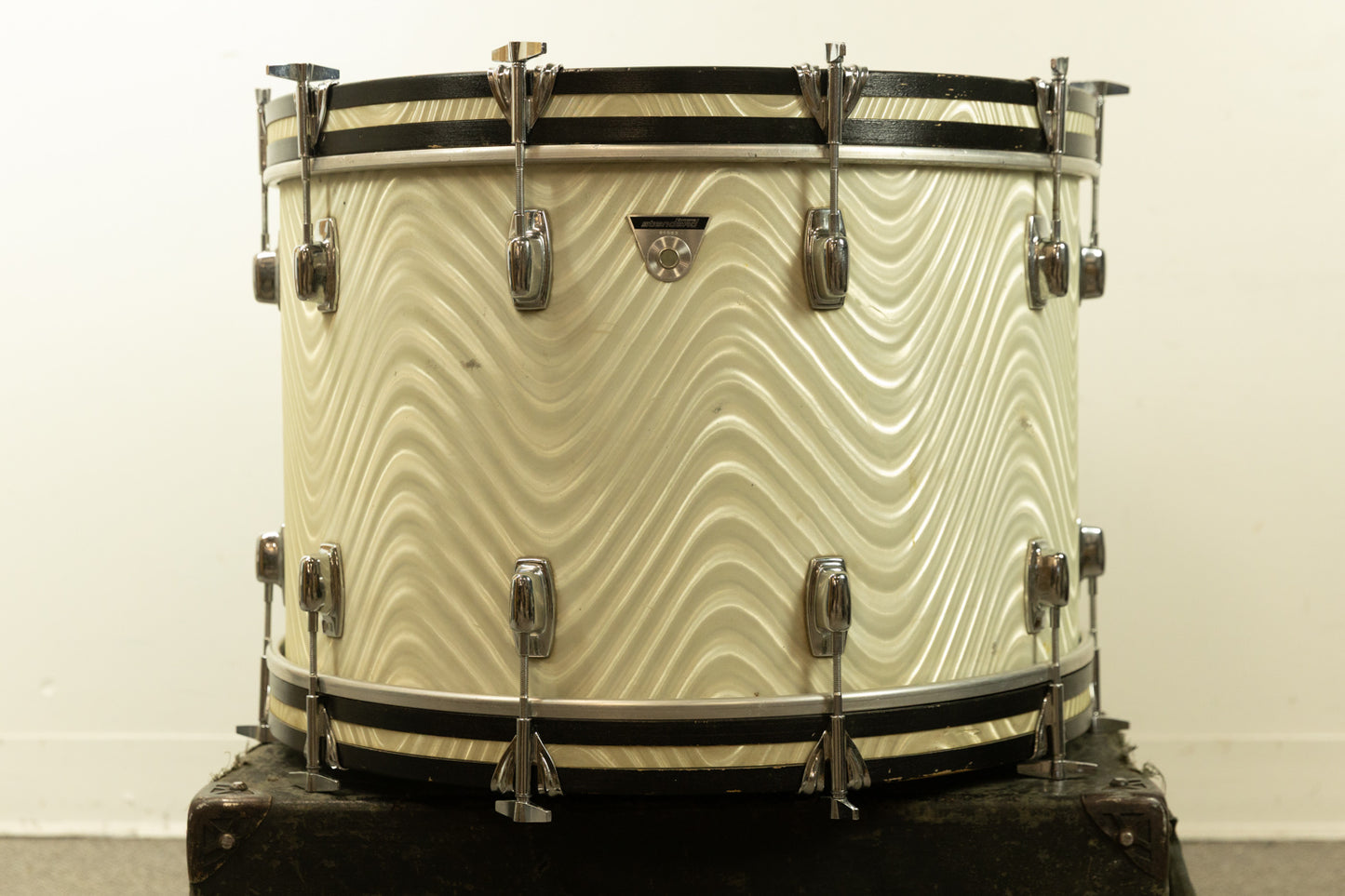 Vintage Ludwig 14x22 Standard White Astro Bass Drum